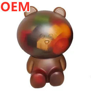 사용자 정의 OEM 디자인 만화 팝콘 버킷 플라스틱 3d 만화 팝콘 버킷