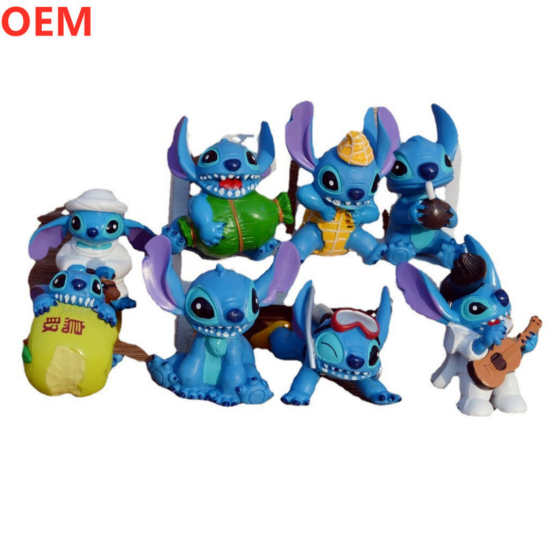 OEM 공장 고품질 3d 플라스틱 만화 캐릭터, PVC 만화 그림 장난감