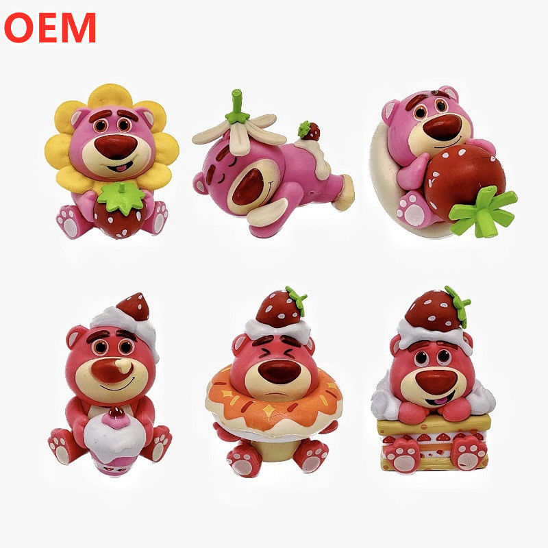 OEM 공장 고품질 3d 플라스틱 만화 캐릭터, PVC 만화 그림 장난감