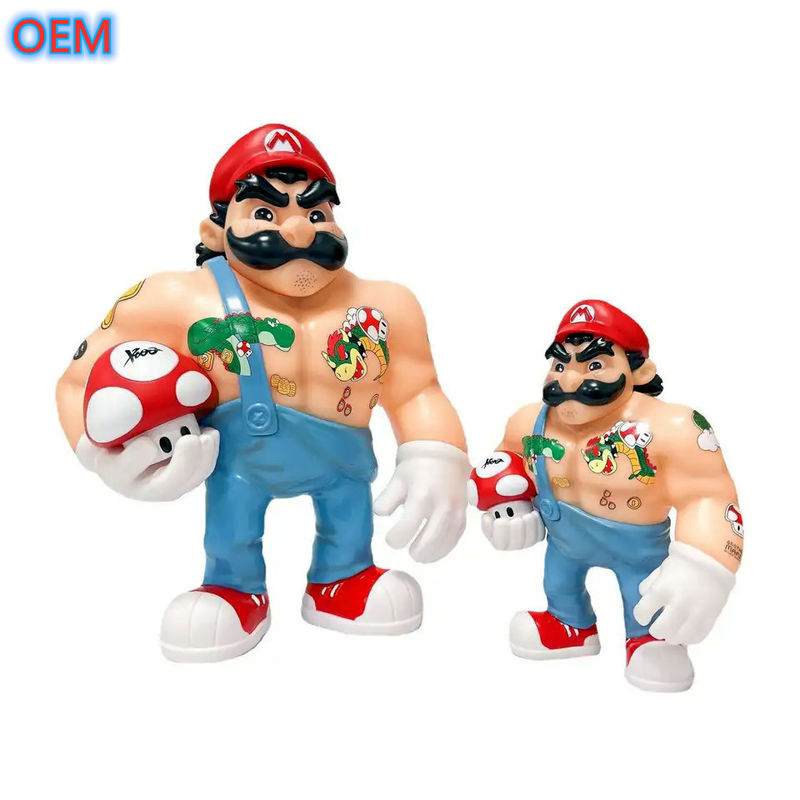 3D 플라스틱 만화 동물 애니메이션 인형 장난감 OEM 디자인 PVC 플라스틱 인형 장난감