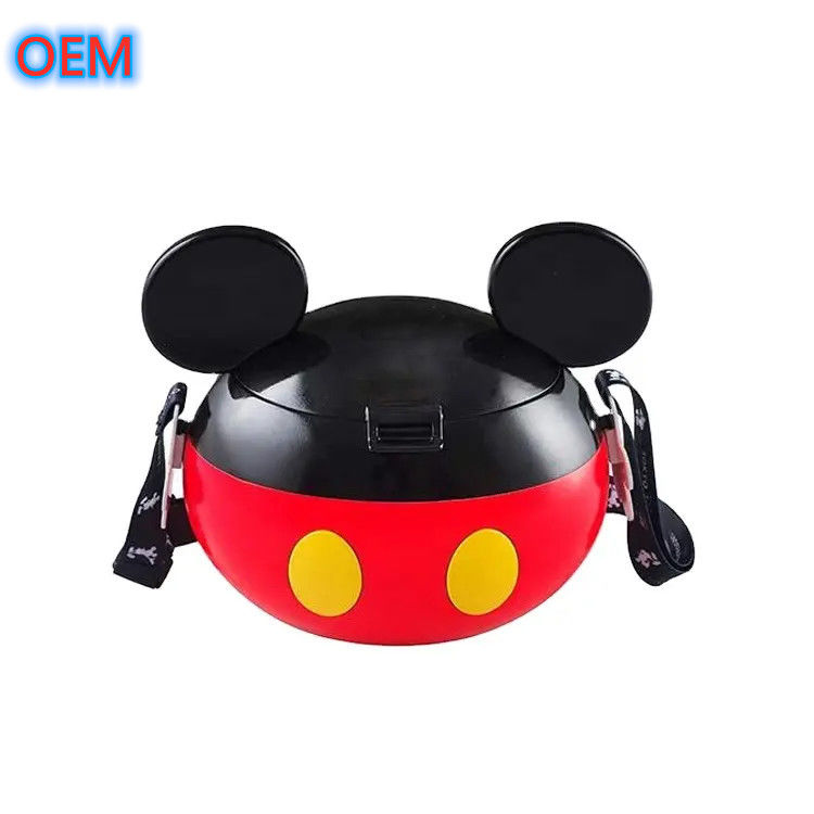 3d 만화 재사용 팝콘 버킷 사용자 정의 OEM 디자인 플라스틱 컨테이너 팝콘 버킷