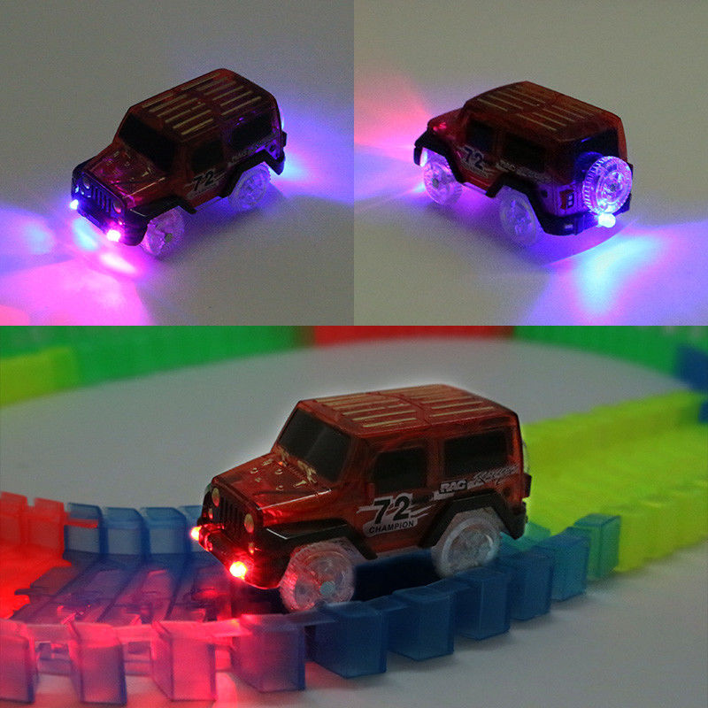 맞춤형 LED 조명 자동차 플래싱 라이트와 장난감 고급 DIY 장난감 자동차 아이