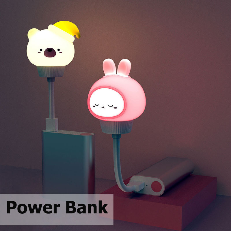 공장 주문 장난감 램프 PVC 비닐 LED 조명 장난감 귀여운 만화 USB 야간 조명