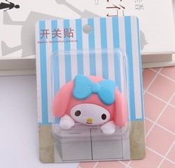 Kt Cat 만화 스위치 커버 룸 장식 3D 켜고 끄는 스위치 스티커 스위치 출구 벽 스티커