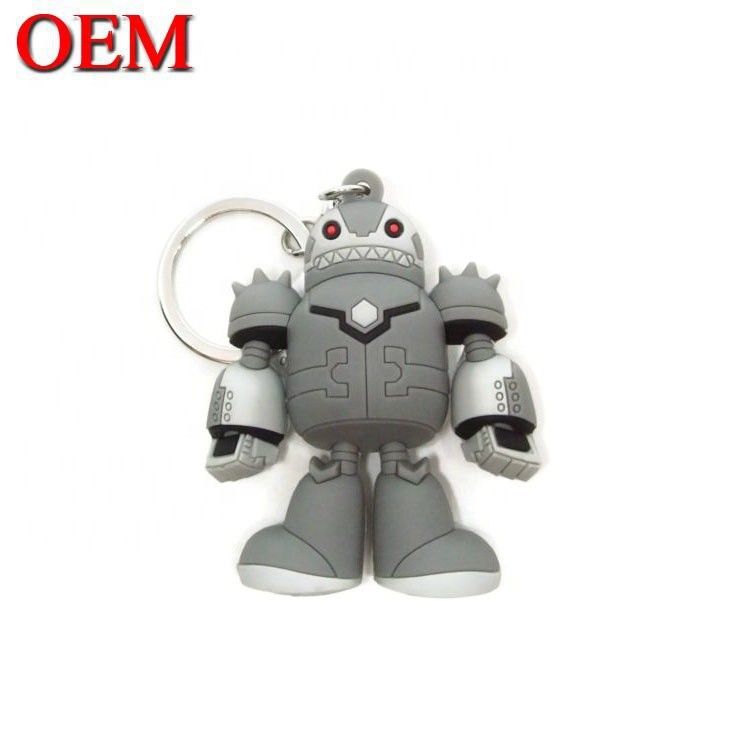 OEM 로고 부드러운 PVC 3D 키 체인 사용자 지정 동물 키 체인 피규어 자체 디자인 키 체인