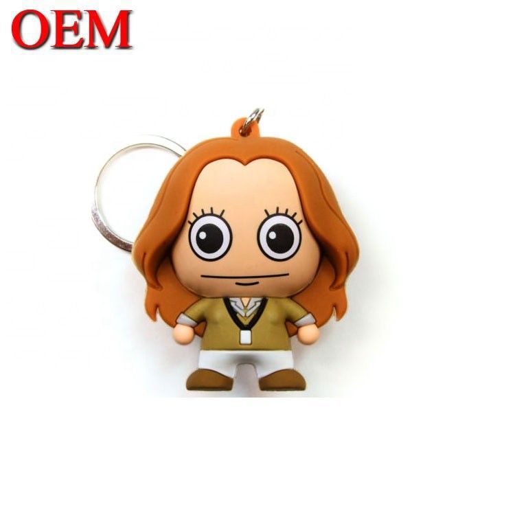 OEM 로고 부드러운 PVC 3D 키 체인 사용자 지정 동물 키 체인 피규어 자체 디자인 키 체인