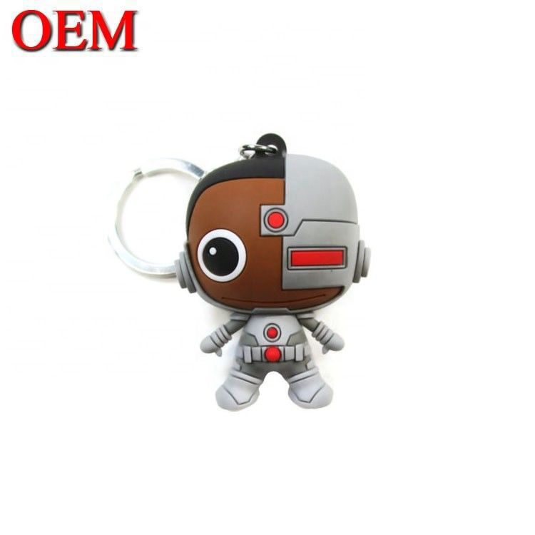 OEM 로고 부드러운 PVC 3D 키 체인 사용자 지정 동물 키 체인 피규어 자체 디자인 키 체인