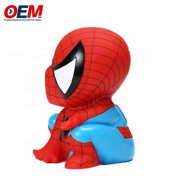 OEM 공장은 카툰 플라스틱 동전 은행 PVC 키 잠금과 함께 Pika Piggy 은행 플라스틱