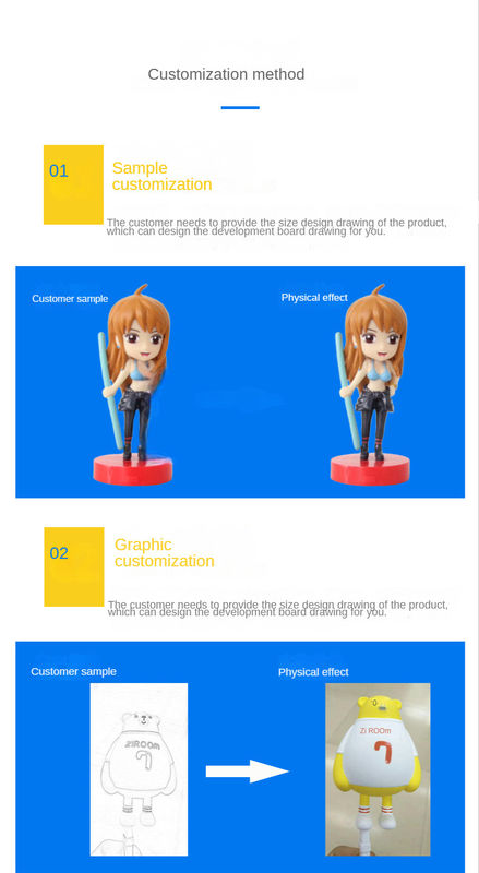 OEM FAMA 공장 주문 제작 미니 톱리스 꼬리 접이식 갈고리 pvc 고무 장난감