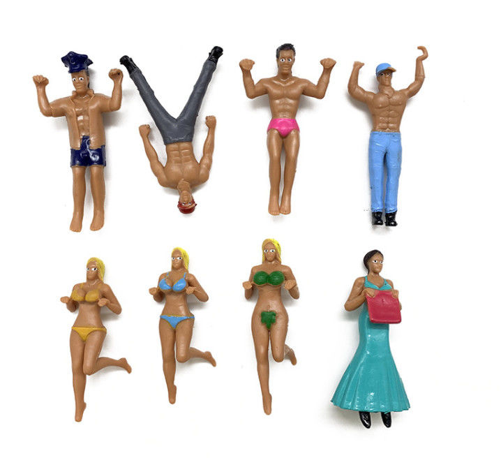 OEM 맞춤형 3D 새 만화 컵 장식 인형 마이크로 풍경 컵 매달린 장난감 그림
