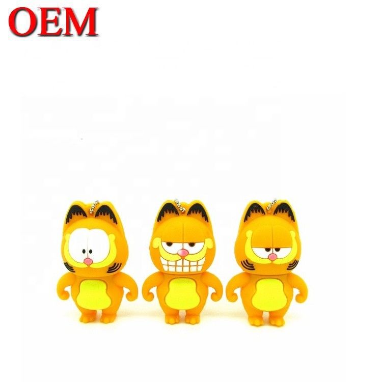 제조사 OEM 플라스틱 게으른 고양이 장난감 그림 사용자 지정 PVC 3D 애니메이션 주입 예술 비닐 장난감