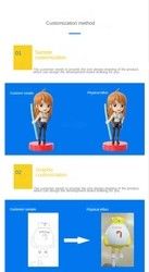 제조사 OEM 플라스틱 게으른 고양이 장난감 그림 사용자 지정 PVC 3D 애니메이션 주입 예술 비닐 장난감