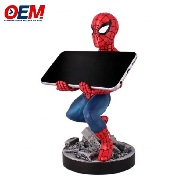스피드맨 휴대 전화 홀더 데스크 오피스 홈 데스크톱 장난감 OEM PVC 휴대 전화 홀더 그림
