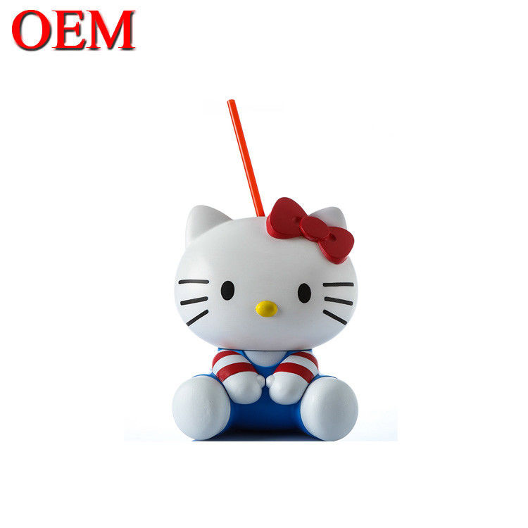 주문형 스파이더맨 3D 모델 병 OEM 캐릭터 모양 빨대 컵 ABS 50oz 컵 공장
