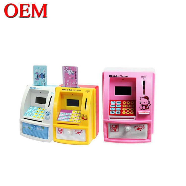 OEM 맞춤형 전자 은행 안전 돈 상자 어린이 디지털 동전 현금 절약 안전 ATM