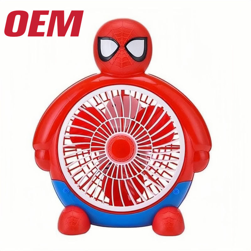 휴대용 미니 냉각 팬 OEM 여름 휴대용 팬 휴대용 귀여운 리?? 배터리 폴드 플라스틱 여름 만화
