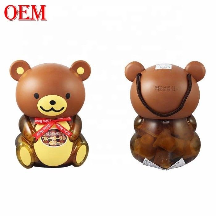 OEM 플라스틱 3D 동물 모양 주문 인쇄 된 팝콘 컨테이너 컵 뚜??