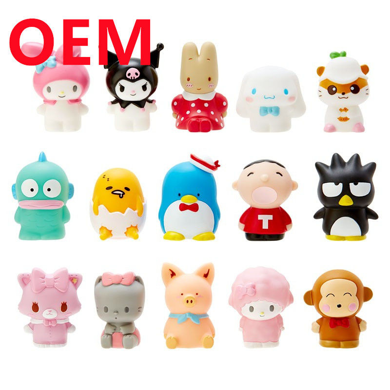 5cm 높이의 플라스틱 조각상 24개의 디자인으로 제작된 PVC 인형 OEM 블라인드 박스 장난감