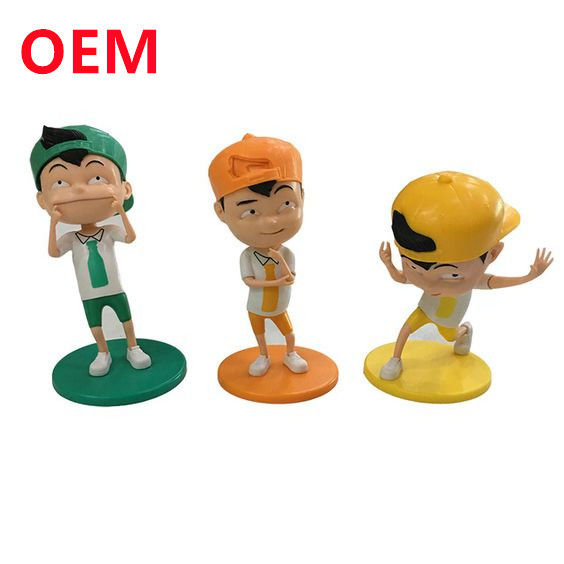 맞춤형 빨간색 3d PVC 장난감 OEM 부드러운 플라스틱 컬렉션 애니메이션 캐릭터 TPR 10cm 높이의 귀여운 여자 인형