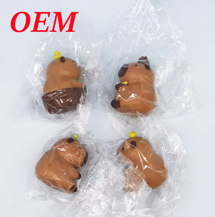 블라인드 박스 카피바라 압축 해제 장식 욕실 돌고래 촉촉 물고기 자동차 장식