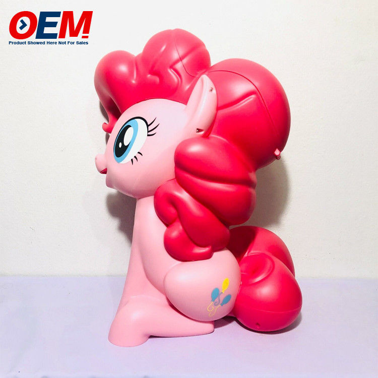 OEM 디자인 플라스틱 3D 만화 팝콘 버킷 / 유니콘 카와이 팝콘 버킷