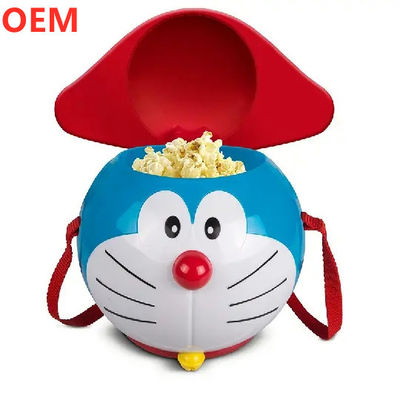 OEM 사용자 지정 신형 3D 귀여운 만화 플라스틱 팝콘 버킷