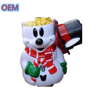 만화 팝콘 버킷 사용자 정의, OEM 디자인 고품질 플라스틱 팝콘 버킷