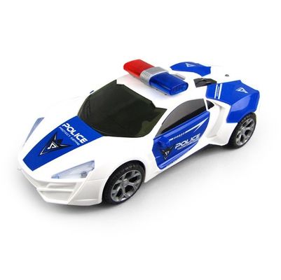 OEM 360 회전 전기 경찰차 차량 LED 음악 어린이 교육 장난감