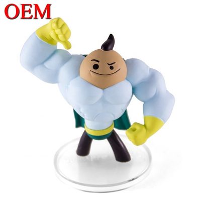 OEM 공장은 플라스틱 PVC 재료 장난감 조각상을 만듭니다.