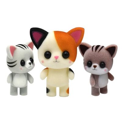 주문형 플럭싱 플라스틱 동물 장난감 만화 미니 PVC 블라인드 박스 플럭싱 조각상
