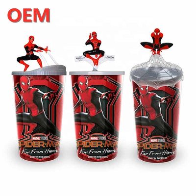 OEM 맞춤형 DC 빨대 컵 만화 음료 컵 키 체인 액세서리