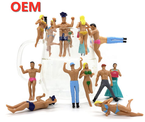 OEM 맞춤형 3D 새 만화 컵 장식 인형 마이크로 풍경 컵 매달린 장난감 그림