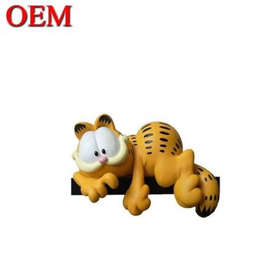 제조사 OEM 플라스틱 게으른 고양이 장난감 그림 사용자 지정 PVC 3D 애니메이션 주입 예술 비닐 장난감