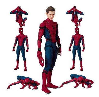 고품질 15cm 스파이더맨 장난감 톰 홀랜드 PVC 액션 피규어 스파이더맨 컬렉션 상자 장난감