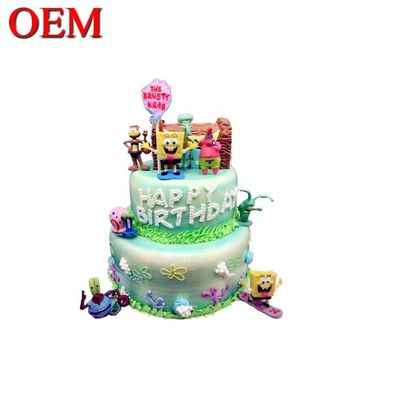 일본 클래식 캐릭터 생일 케이크 톱퍼 세트