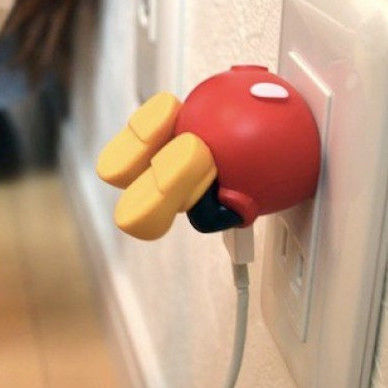 귀여운 USB 벽 충전기 휴대 전화 USB 조각상 충전기 휴대용 단일 충전기