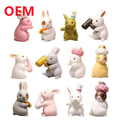 Customized Plastic Figure Toy Made PVC Dolls OEM Cute Animals For Kid