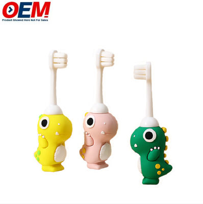 Custom Fun cartoon toothbrushes for kids children baby are safe and non-toxic customize to keep kids healthie