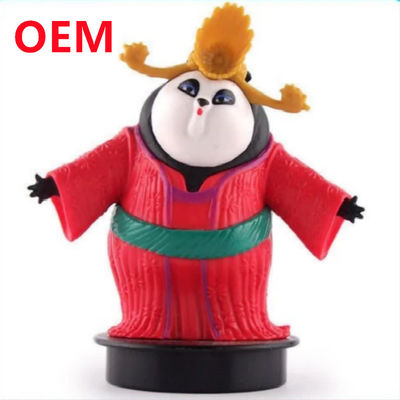 맞춤형 빨간색 3d PVC 장난감 OEM 부드러운 플라스틱 컬렉션 애니메이션 캐릭터 TPR 10cm 높이의 귀여운 여자 인형