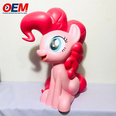 OEM 디자인 플라스틱 3D 만화 팝콘 버킷 / 유니콘 카와이 팝콘 버킷